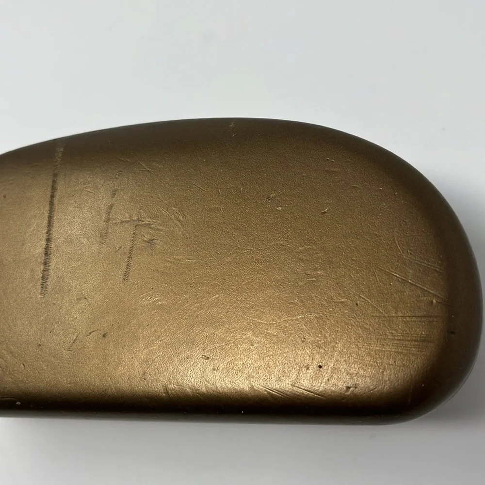 Gucci Guccissimo Clamshell Eyeglass/Sunglass Case in Metallic Gold
